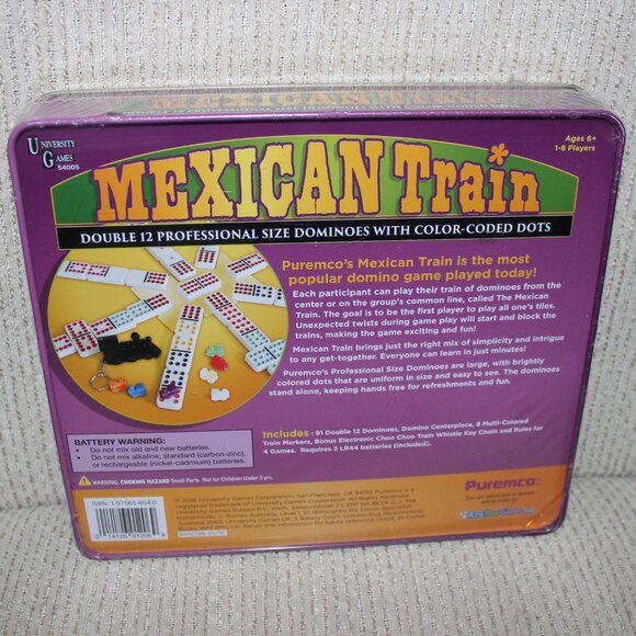 3/$55❤️sealed Puremco 2016 Mexican Train Double 12 Color-Coded Domino Game Box - Picture 5 of 9